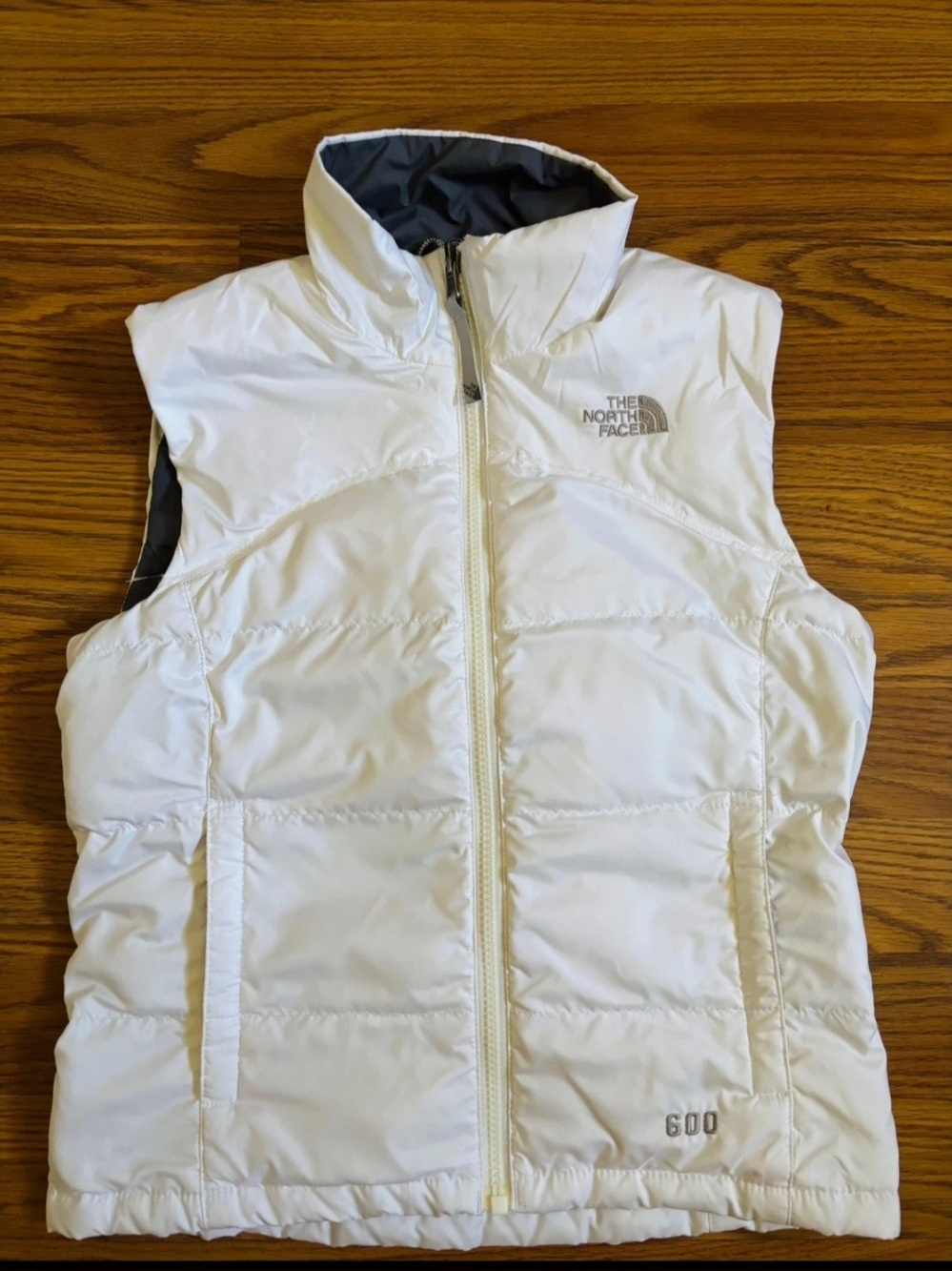 The North Face White Women's Insulated 600 Fill Vest